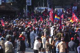 Rastriya Prajatantra Party Stages Mass Demonstration at Ratnapark