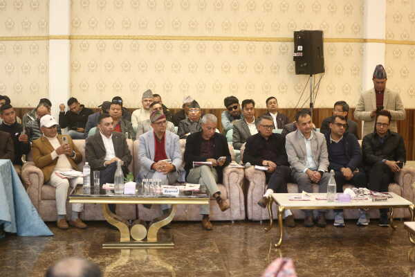 UML Chair KP Sharma Oli Holds Interaction Program with Editors in Koteshwor
