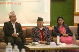 UML Chair KP Sharma Oli Holds Interaction Program with Editors in Koteshwor