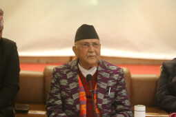 UML Chair KP Sharma Oli Holds Interaction Program with Editors in Koteshwor