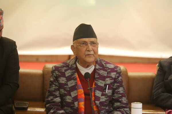 UML Chair KP Sharma Oli Holds Interaction Program with Editors in Koteshwor