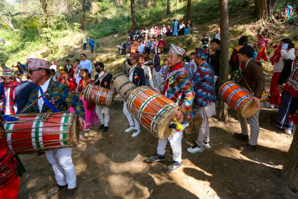 Udhauli Festival Celebrated with Traditional Shakela Dance in Lalitpur