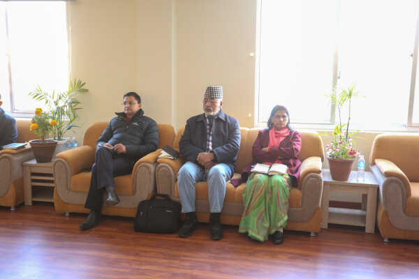CPN (UML) Secretariat Meeting Chaired by KP Sharma Oli in Lalitpur