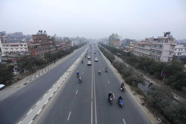 Cold and Overcast Weather Affects Daily Life in Kathmandu Valley