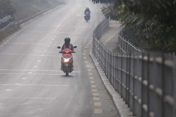 Cold and Overcast Weather Affects Daily Life in Kathmandu Valley