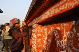 Devotees Mark Shree Panchami with Saraswati Worship and Akshararambha at Swayambhu