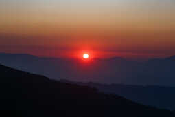 Happy New Year 2026 First Sunrise Over Hile, Dhankuta