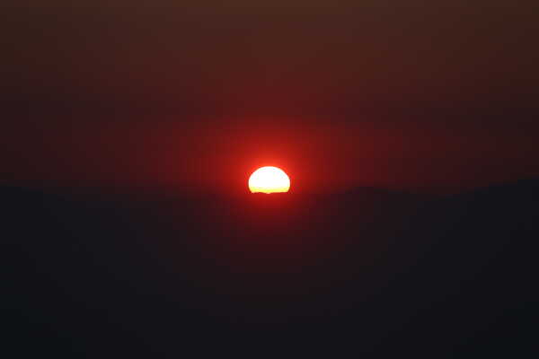 Happy New Year 2026 First Sunrise Over Hile, Dhankuta