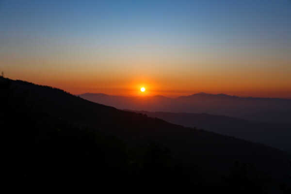 Happy New Year 2026 First Sunrise Over Hile, Dhankuta