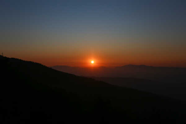 Happy New Year 2026 First Sunrise Over Hile, Dhankuta