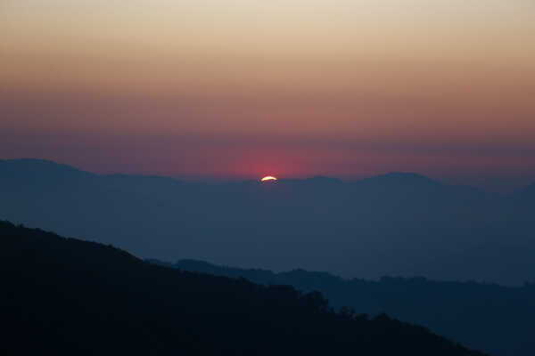 Happy New Year 2026 First Sunrise Over Hile, Dhankuta