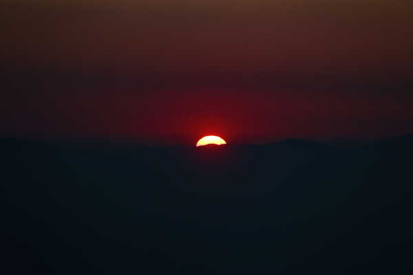 Happy New Year 2026 First Sunrise Over Hile, Dhankuta