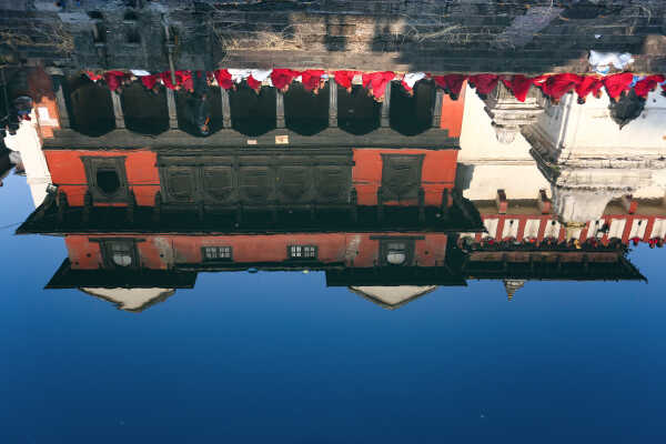 Madhav Narayan Vrat Devotees Take Holy Bath in Bagmati River at Pashupatinath