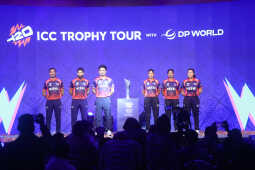 Nepal National Cricket Team Unveils New Jersey and ICC T20 World Cup Trophy