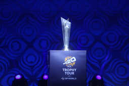 Nepal National Cricket Team Unveils New Jersey and ICC T20 World Cup Trophy
