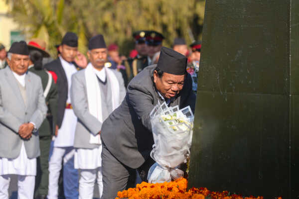 Nepal’s Top Leaders Pay Floral Tribute on Prithvi Jayanti and National Unity Day
