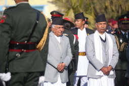 Nepal’s Top Leaders Pay Floral Tribute on Prithvi Jayanti and National Unity Day