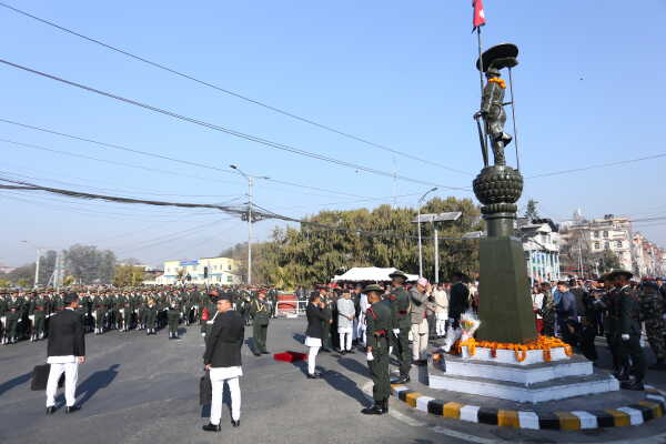 Nepal’s Top Leaders Pay Floral Tribute on Prithvi Jayanti and National Unity Day