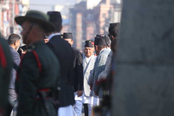 Nepal’s Top Leaders Pay Floral Tribute on Prithvi Jayanti and National Unity Day