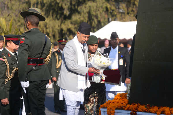 Nepal’s Top Leaders Pay Floral Tribute on Prithvi Jayanti and National Unity Day