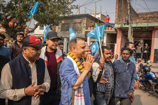 RSP Spokesperson Manish Jha Files Nomination from Dhanusha-3