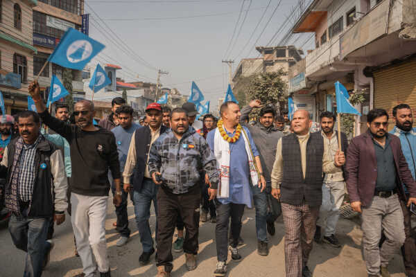 RSP Spokesperson Manish Jha Files Nomination from Dhanusha-3