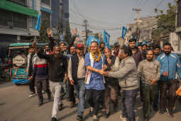 RSP Spokesperson Manish Jha Files Nomination from Dhanusha-3