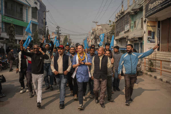 RSP Spokesperson Manish Jha Files Nomination from Dhanusha-3
