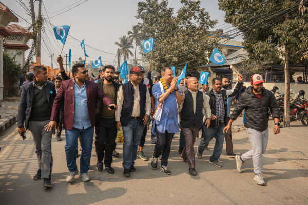 RSP Spokesperson Manish Jha Files Nomination from Dhanusha-3