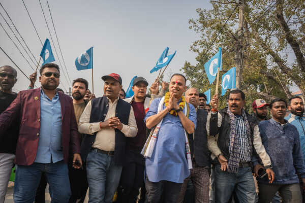 RSP Spokesperson Manish Jha Files Nomination from Dhanusha-3