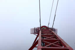 Skywalk in Bhedetar Sees Surge of Visitors on New Year 2026