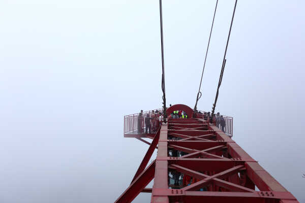 Skywalk in Bhedetar Sees Surge of Visitors on New Year 2026