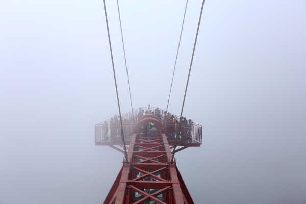 Skywalk in Bhedetar Sees Surge of Visitors on New Year 2026