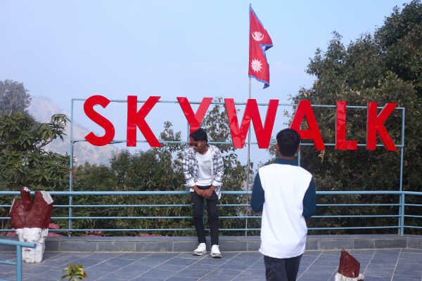 Skywalk in Bhedetar Sees Surge of Visitors on New Year 2026
