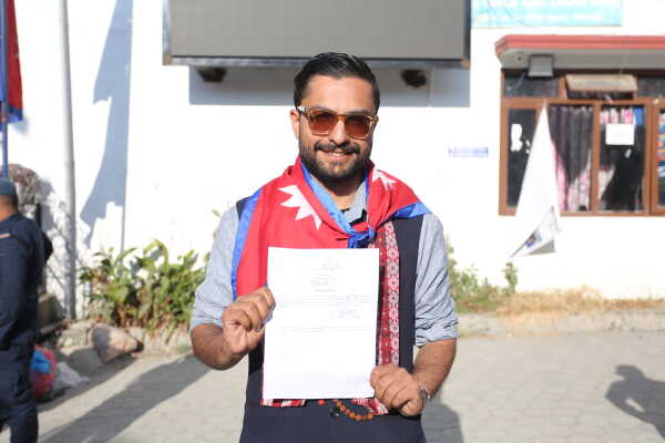 Top Leaders File Nominations from Kathmandu Constituency No. 5