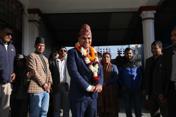 Top Leaders File Nominations from Kathmandu Constituency No. 5