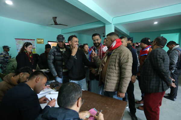 Top Leaders File Nominations from Kathmandu Constituency No. 5