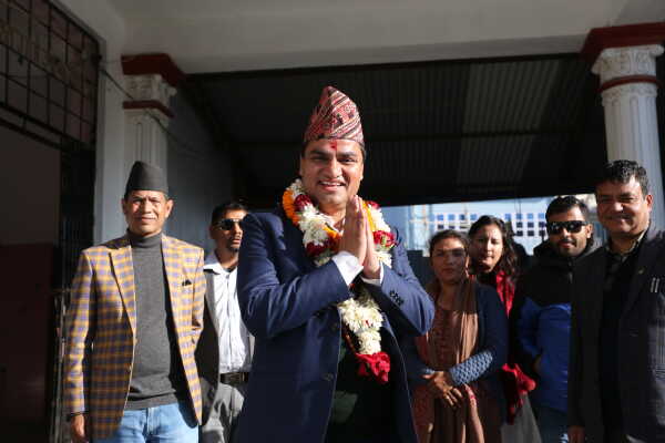 Top Leaders File Nominations from Kathmandu Constituency No. 5