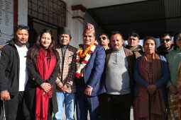 Top Leaders File Nominations from Kathmandu Constituency No. 5
