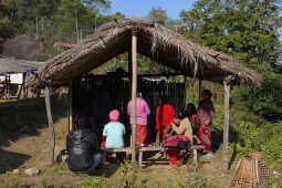 Weekly Wednesday Haat Bazaar Brings Life to Jhyaupokhari in Bhojpur