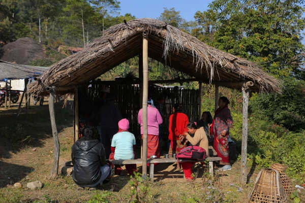 Weekly Wednesday Haat Bazaar Brings Life to Jhyaupokhari in Bhojpur