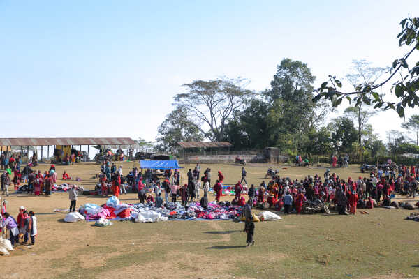 Weekly Wednesday Haat Bazaar Brings Life to Jhyaupokhari in Bhojpur