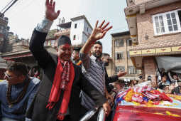 Balen Shah and Rabi Lamichhane Campaign in Bhaktapur