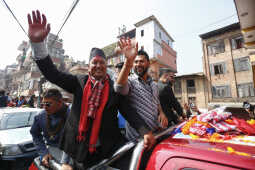 Balen Shah and Rabi Lamichhane Campaign in Bhaktapur