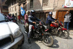 Balen Shah and Rabi Lamichhane Campaign in Bhaktapur