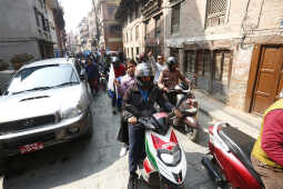 Balen Shah and Rabi Lamichhane Campaign in Bhaktapur