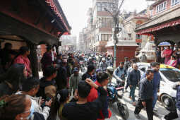 Balen Shah and Rabi Lamichhane Campaign in Bhaktapur