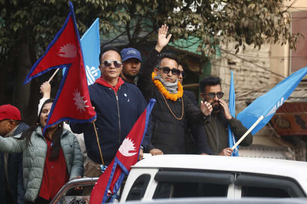 Balen Shah and Rabi Lamichhane Launch Election Campaign from Pashupati