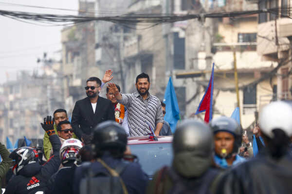 Balen Shah and Rabi Lamichhane Launch Election Campaign from Pashupati