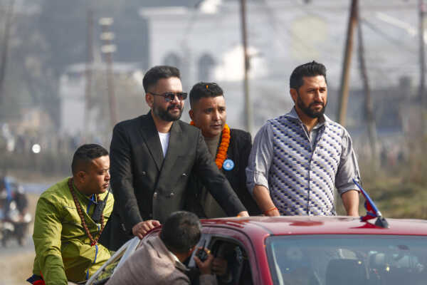 Balen Shah and Rabi Lamichhane Launch Election Campaign from Pashupati